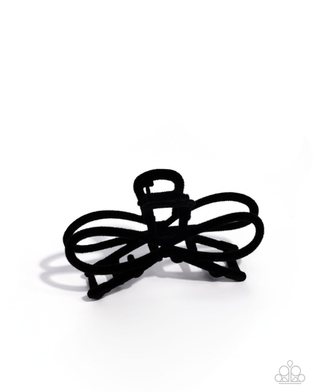 eight-dollar-jewelry-merry-bow-round-black-hair clip-paparazzi-accessories