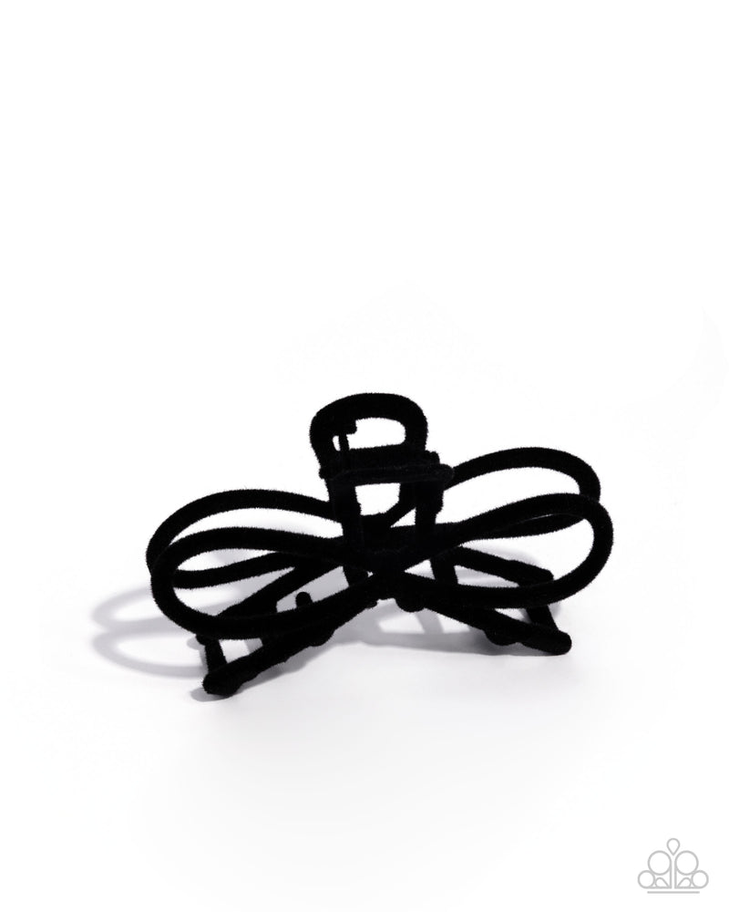 eight-dollar-jewelry-merry-bow-round-black-hair clip-paparazzi-accessories