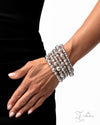 Contemplative Class - White Zi Bracelet - Paparazzi Accessories