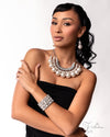 Comfortable Chic - White Zi Bracelet - Paparazzi Accessories