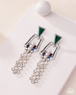 Ravishing Reputation - Green Post Earrings - Paparazzi Accessories