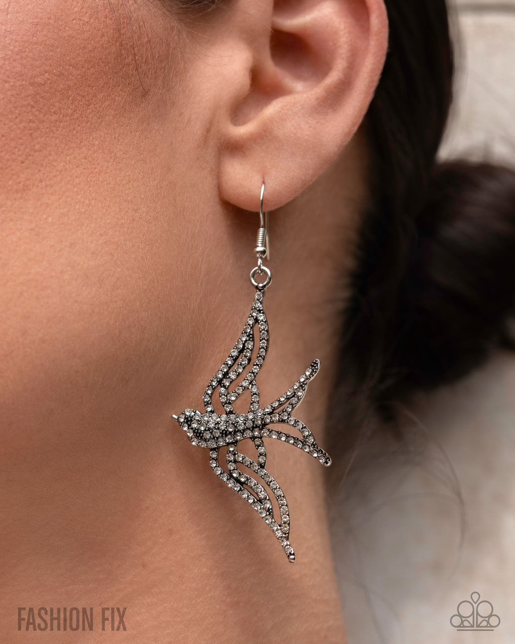 Show Me The World - White Earrings - Paparazzi Accessories