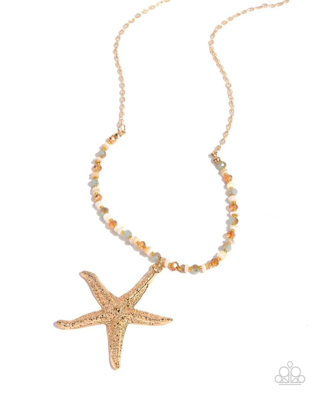 eight-dollar-jewelry-starfish-symphony-orange-necklace-paparazzi-accessories