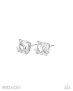 eight-dollar-jewelry-glow-time-white-post earrings-paparazzi-accessories