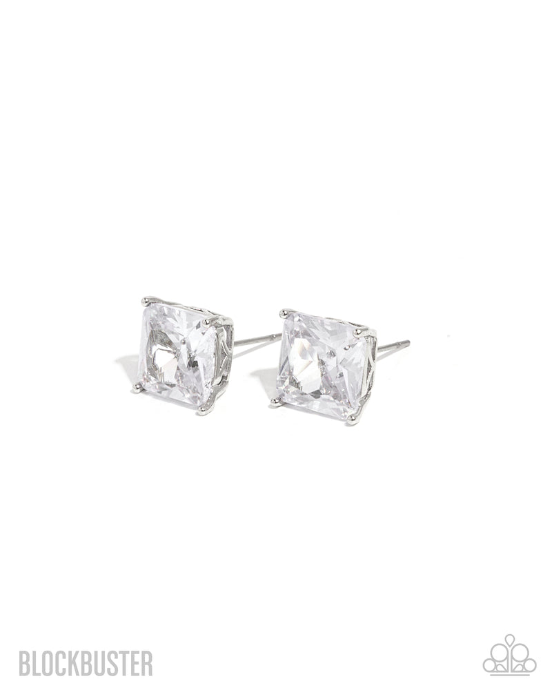 eight-dollar-jewelry-glow-time-white-post earrings-paparazzi-accessories