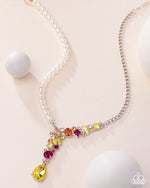 Boisterous Ballet - Yellow Necklace - Paparazzi Accessories