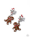 eight-dollar-jewelry-gingerbread-man-multi-post earrings-paparazzi-accessories