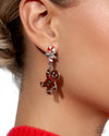 Gingerbread Man - Multi Post Earrings - Paparazzi Accessories