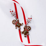 Gingerbread Man - Multi Post Earrings - Paparazzi Accessories