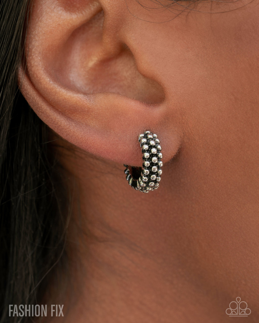 Classic Character - Silver Earrings - Paparazzi Accessories