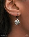 Enduring Effort - Silver Earrings - Paparazzi Accessories