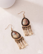 Swirled Sashay - Multi Earrings - Paparazzi Accessories