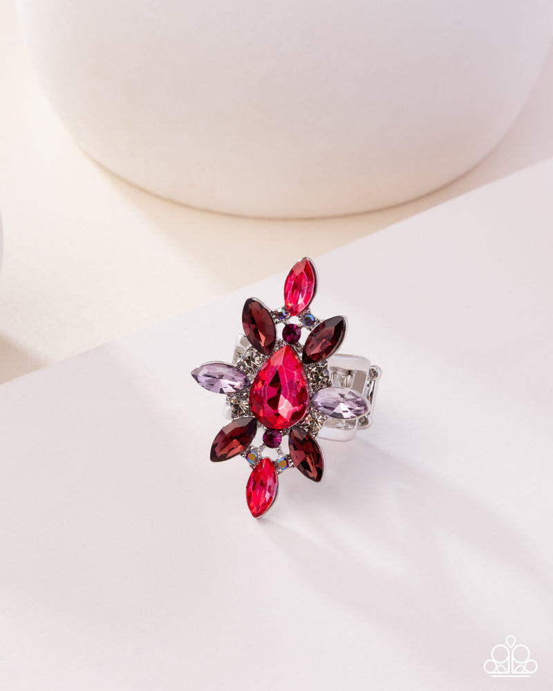 Explosive Element - Pink Ring - Paparazzi Accessories