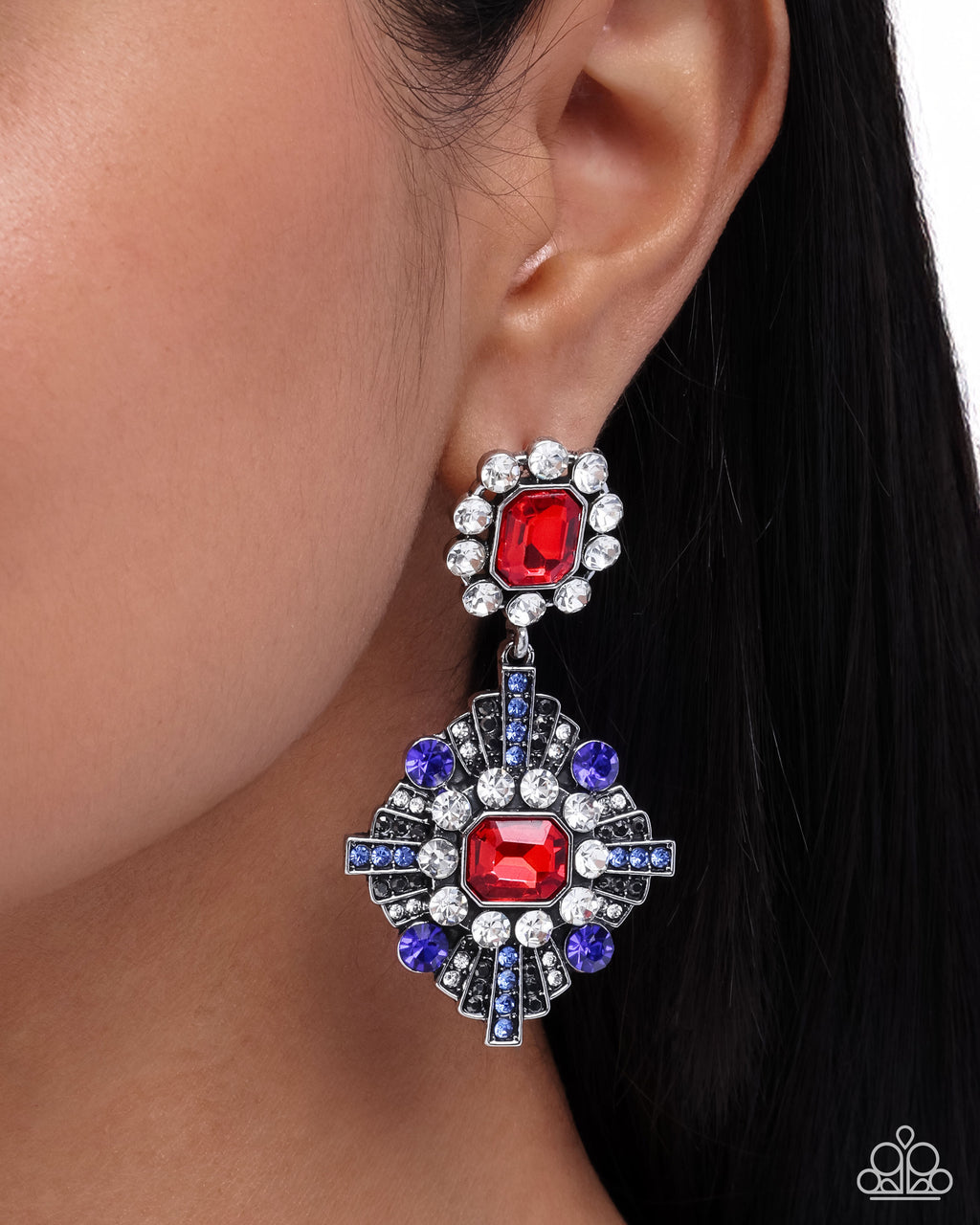 eight-dollar-jewelry-creative-chic-multi-post earrings-paparazzi-accessories