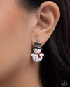 Frosty Flair - Multi Post Earrings - Paparazzi Accessories