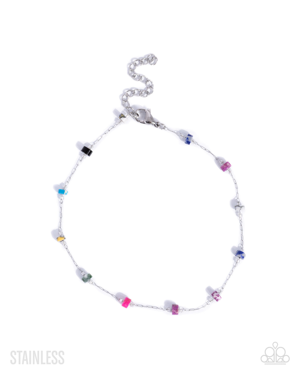 eight-dollar-jewelry-stony-surrender-multi-anklet-paparazzi-accessories