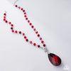 Teardrop Tale - Red Necklace - Paparazzi Accessories