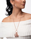 World Tour - Rose Gold Lanyard - Paparazzi Accessories