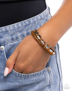 Flash of Fashion - Brown Bracelet - Paparazzi Accessories