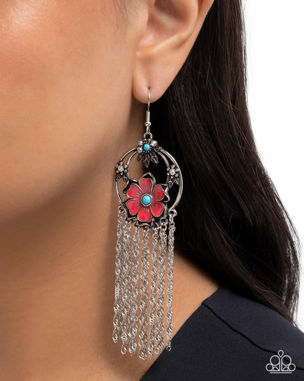 eight-dollar-jewelry-festive-fringe-pink-earrings-paparazzi-accessories