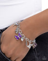 Iconic Insects - Purple Bracelet - Paparazzi Accessories