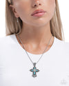 Celestial Color - Blue Necklace - Paparazzi Accessories