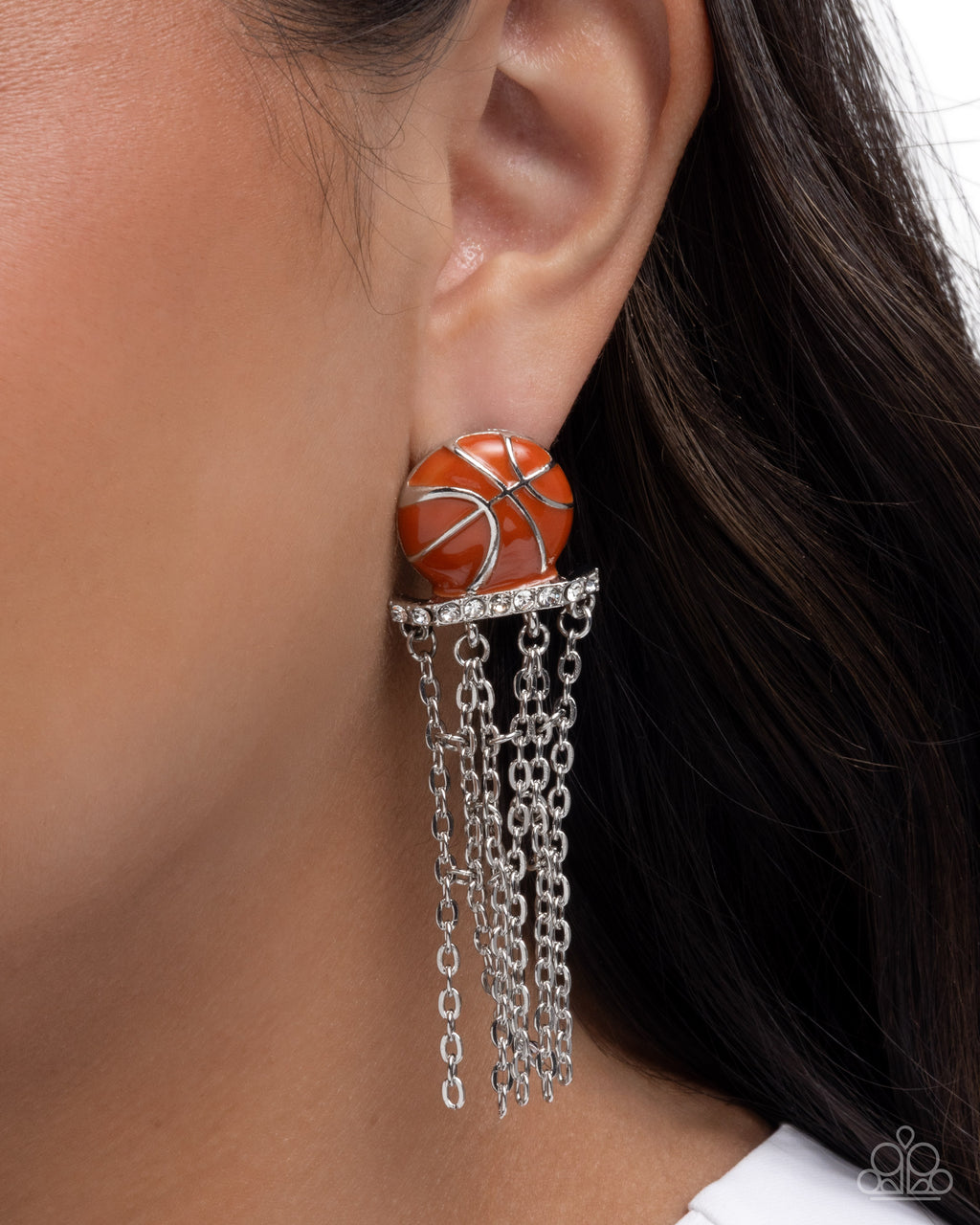 eight-dollar-jewelry-slam-dunk-shimmer-orange-post earrings-paparazzi-accessories