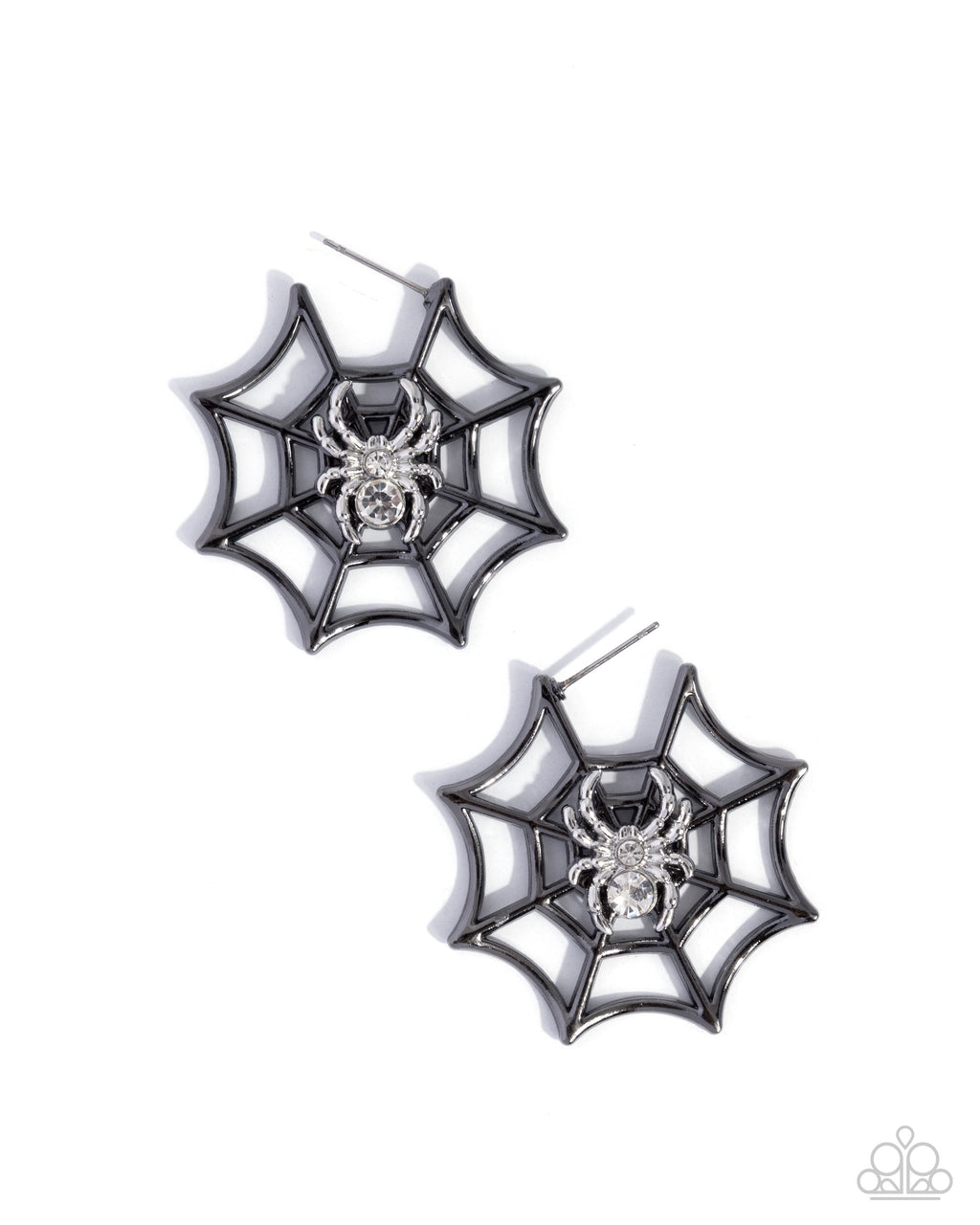 eight-dollar-jewelry-spiderweb-showcase-black-earrings-paparazzi-accessories
