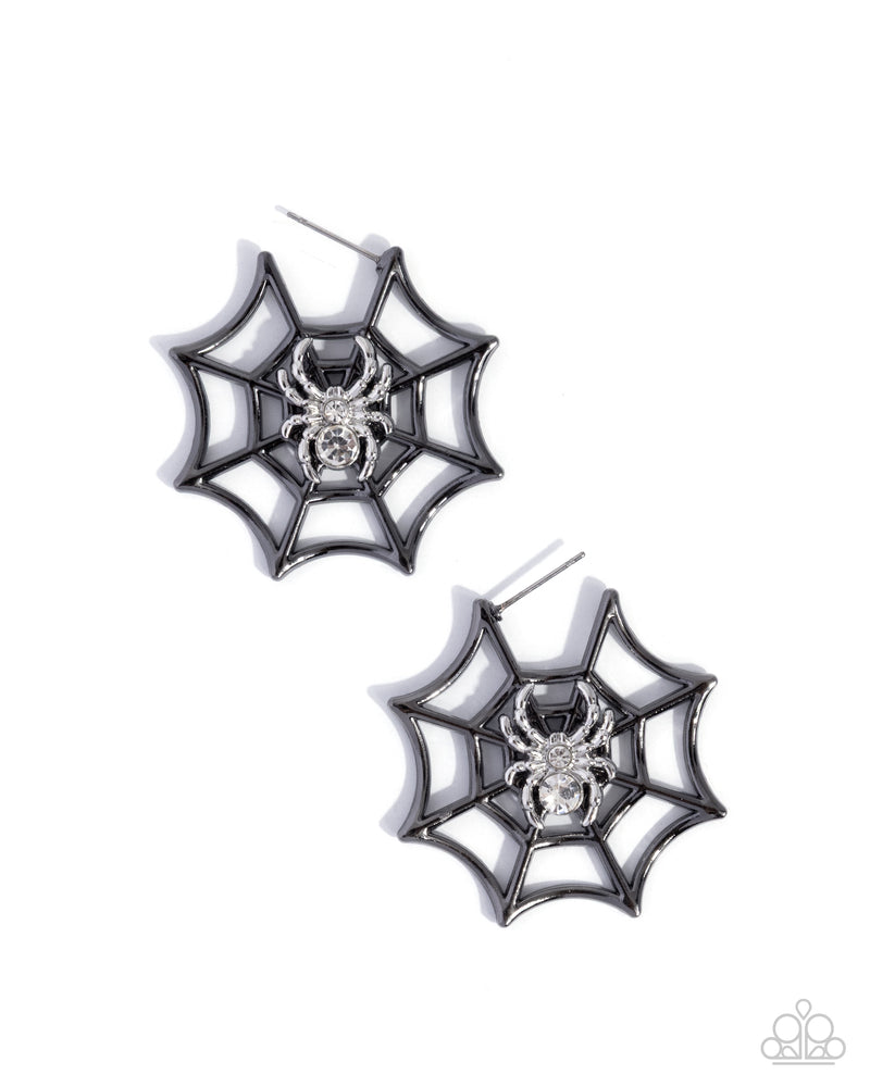 eight-dollar-jewelry-spiderweb-showcase-black-earrings-paparazzi-accessories