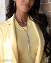 Sinuous Sophistication - White Necklace - Paparazzi Accessories