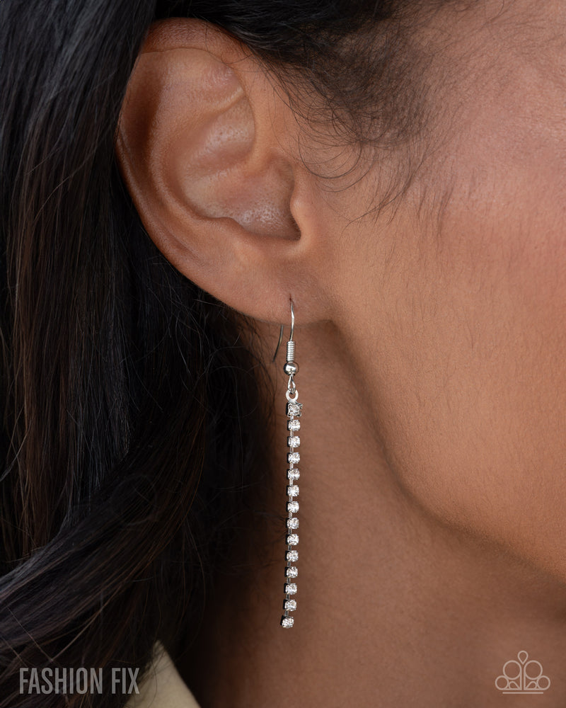 Sinuous Sophistication - White Necklace - Paparazzi Accessories