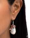 Memorable Mittens - Red Earrings - Paparazzi Accessories