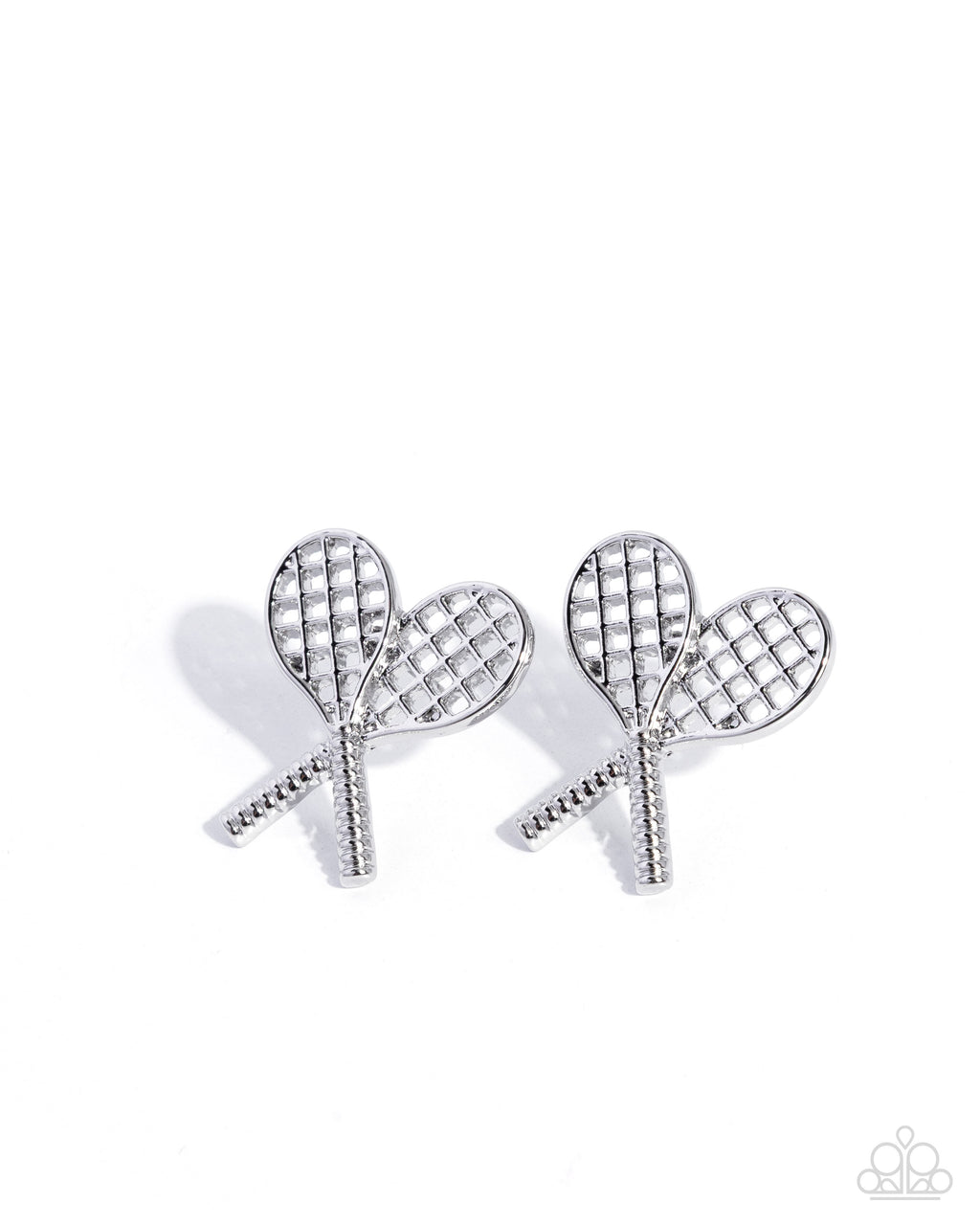 eight-dollar-jewelry-tennis-team-silver-post earrings-paparazzi-accessories