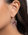 Feminine Freestyle - Purple Earrings - Paparazzi Accessories