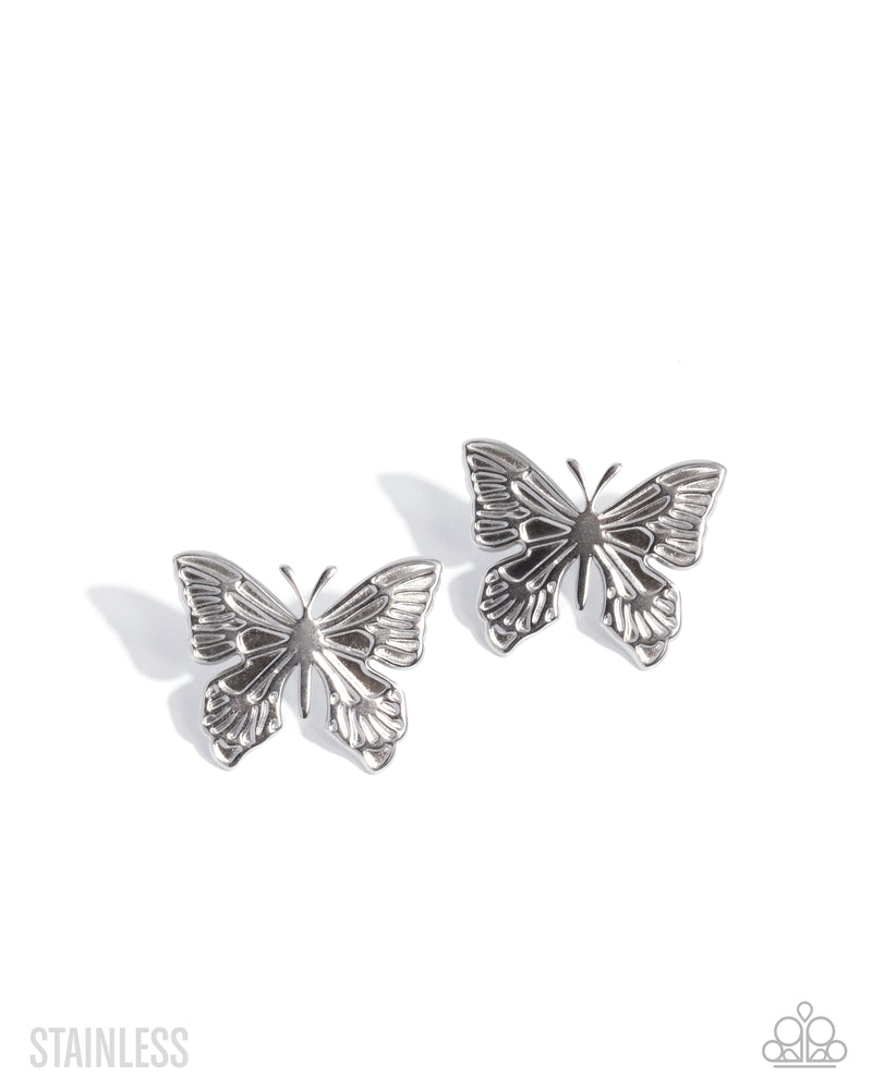 eight-dollar-jewelry-soaring-sensation-silver-post earrings-paparazzi-accessories
