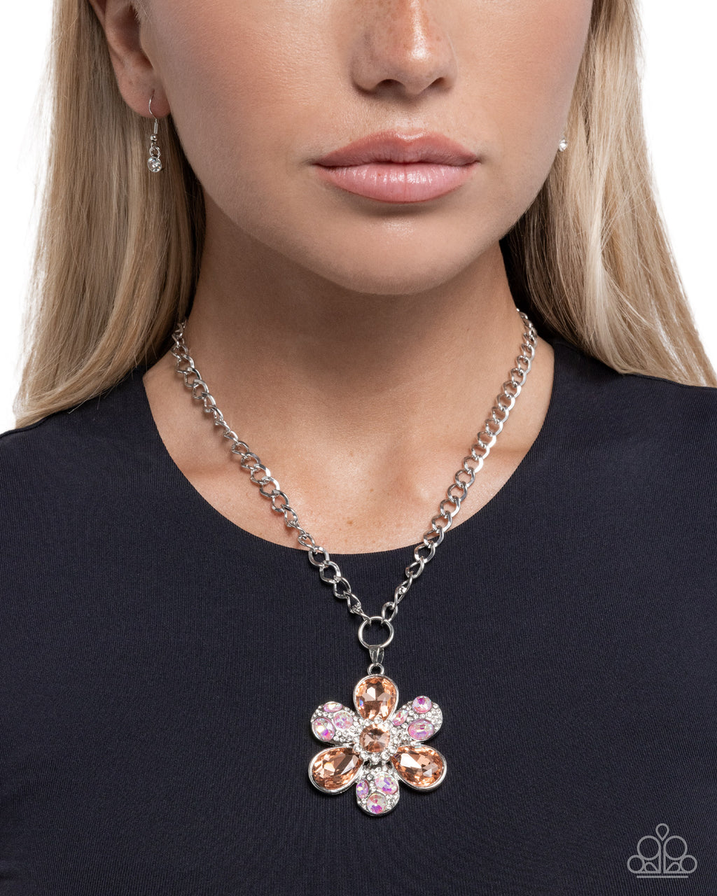 eight-dollar-jewelry-vacation-flowers-orange-necklace-paparazzi-accessories