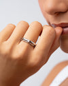 Reve - Rhodium Ring - Paparazzi Accessories