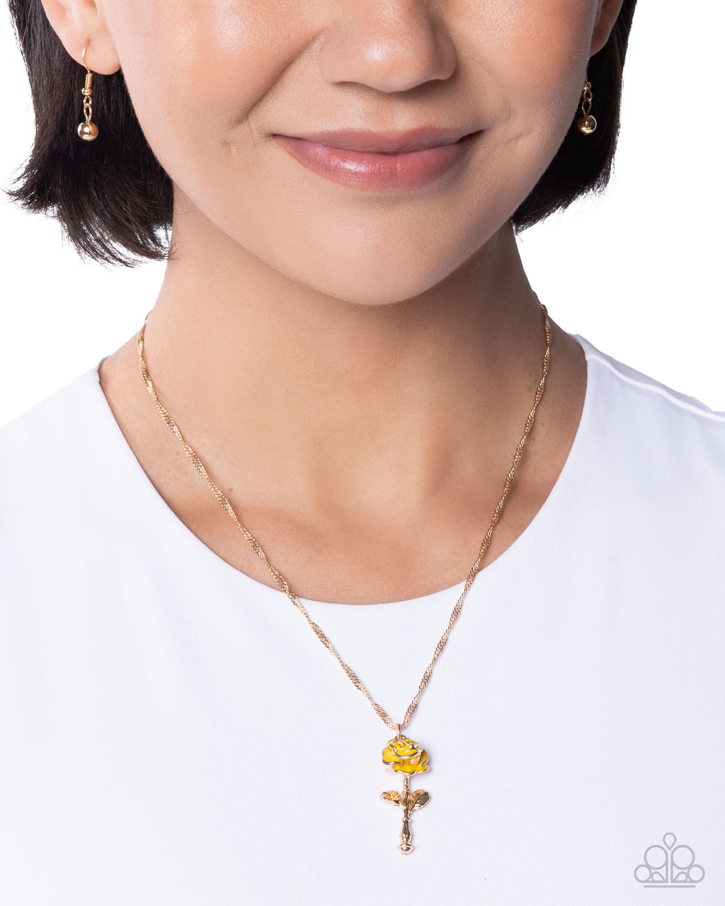 eight-dollar-jewelry-a-single-rose-yellow-necklace-paparazzi-accessories