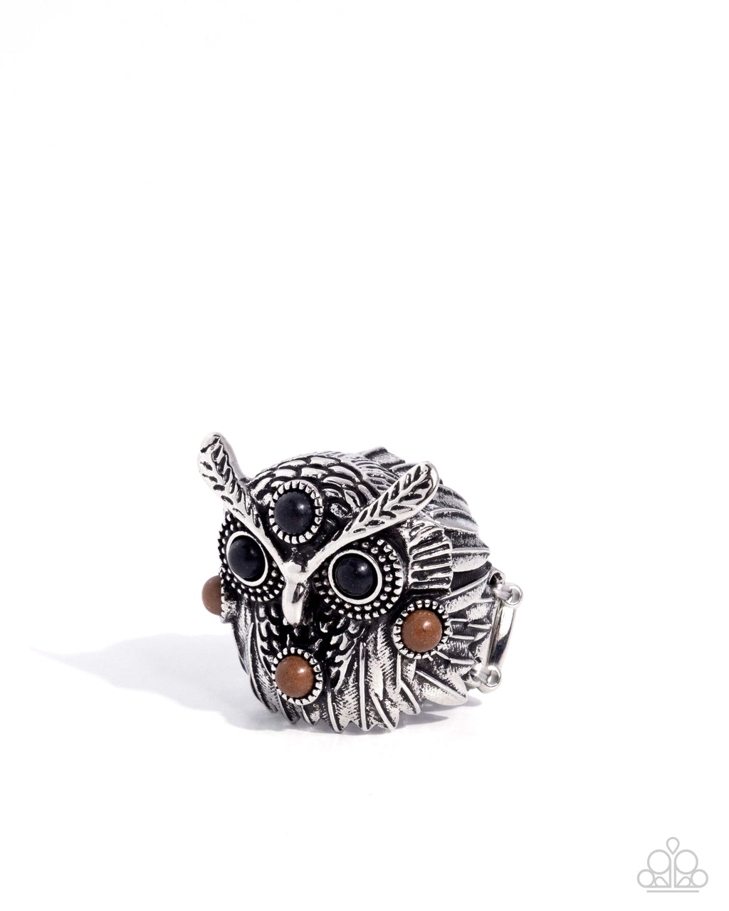 eight-dollar-jewelry-owl-obligato-brown-ring-paparazzi-accessories