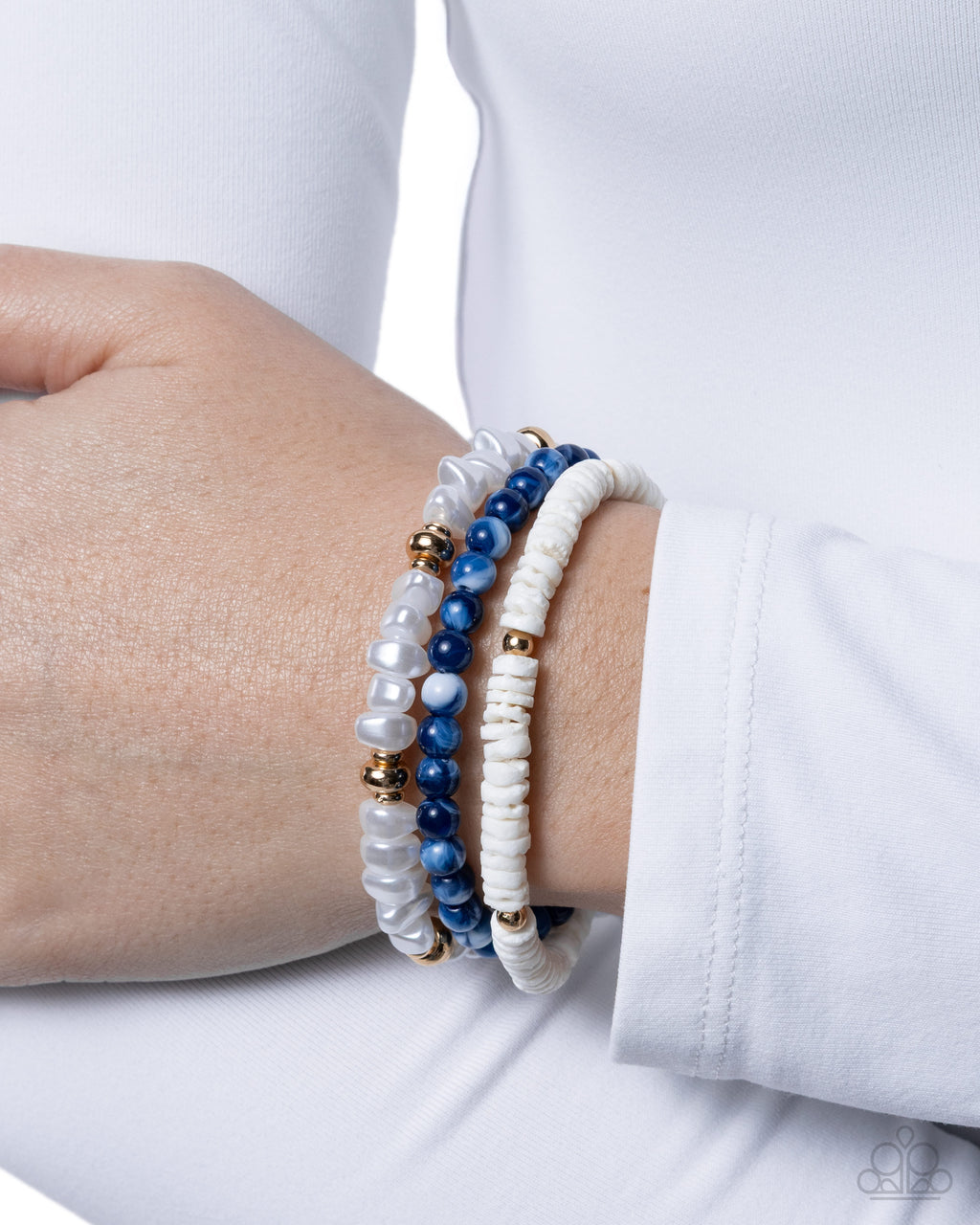 eight-dollar-jewelry-sensible-shells-blue-bracelet-paparazzi-accessories