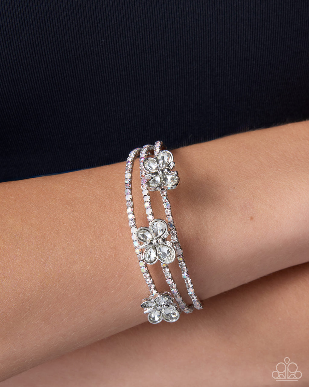 eight-dollar-jewelry-butterfly-story-white-bracelet-paparazzi-accessories