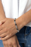 Deep-Seeded Dimension - Black Bracelet - Paparazzi Accessories