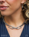 Adorably Amped Up - White Necklace