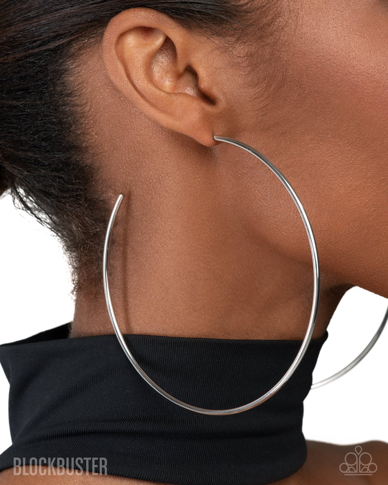 Colossal Couture - Silver Earrings