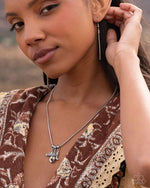 Boy Meets COWGIRL - Silver Necklace - Paparazzi Accessories