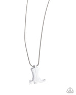 Cowboy Boot White Set - Complete Look - Paparazzi Accessories