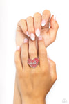 Compassionate Couture - Red Ring - Paparazzi Accessories