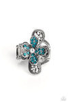 Garden Escapade - Blue Ring - Paparazzi Accessories