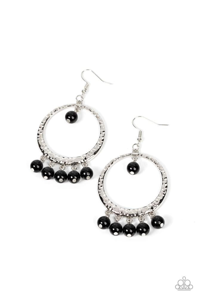 Luscious Luxury - Black Earrings