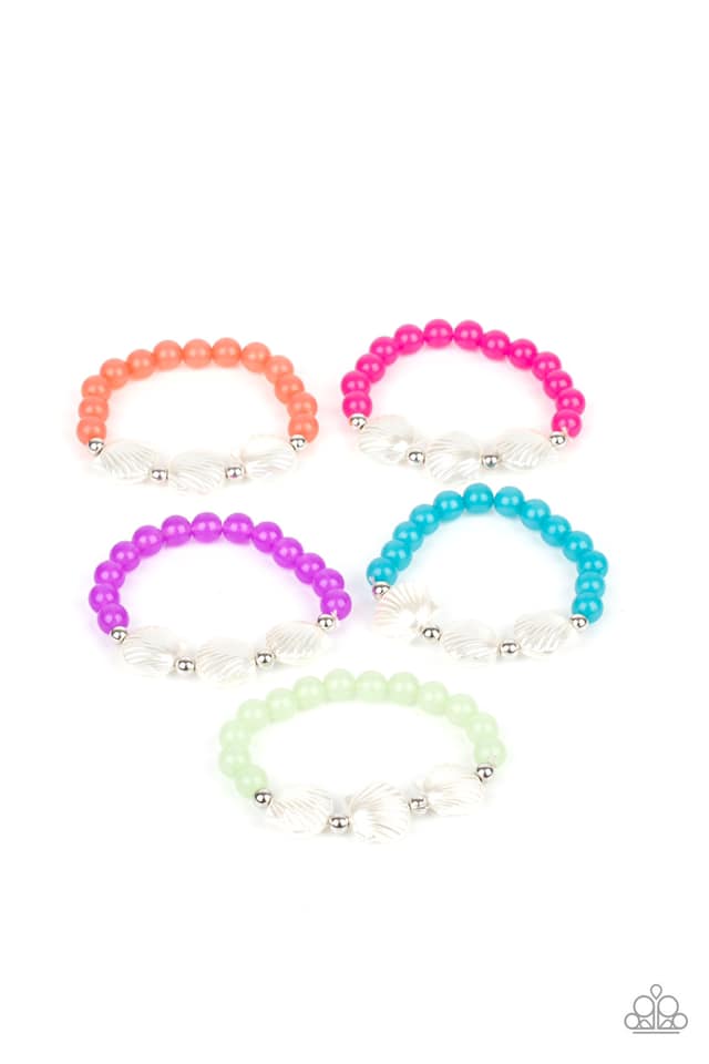 Starlet Shimmer Seashell Kids Bracelet Pack of 10